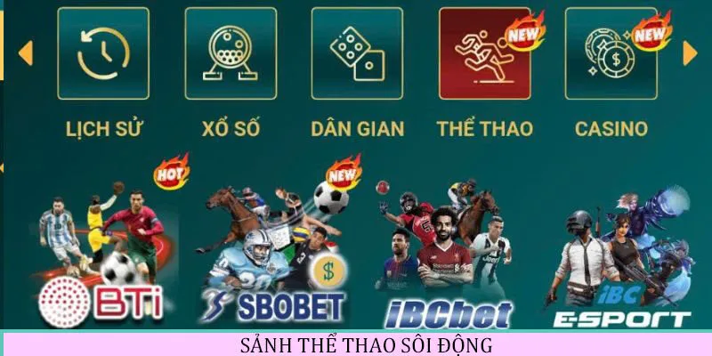 Sảnh thể thao là đối tác của nhiều NPH game lớn